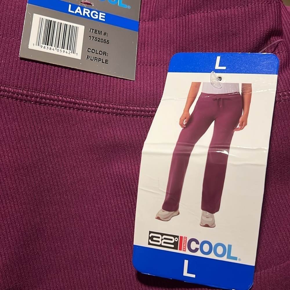 NWT 32 Degrees cool Women's Flare Pant purple XL - Picture 6 of 6